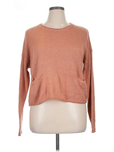 Pre-owned Madewell Pullover Sweater In Brown