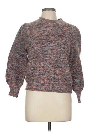 Pre-owned Madewell Pullover Sweater In Brown