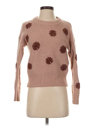 Pre-owned Madewell Pullover Sweater In Brown