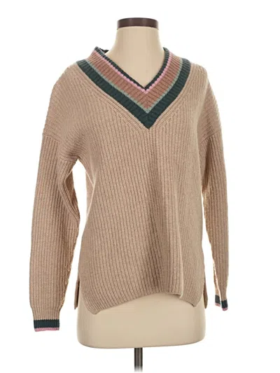 Pre-owned Madewell Pullover Sweater In Brown