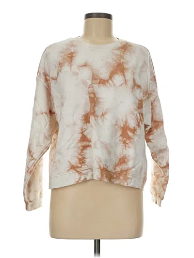 Pre-owned Madewell Pullover Sweater In Brown