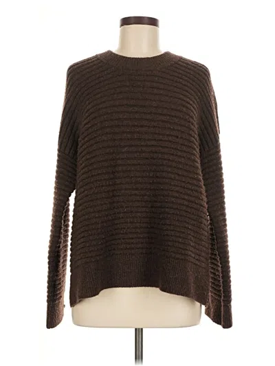 Pre-owned Madewell Pullover Sweater In Brown