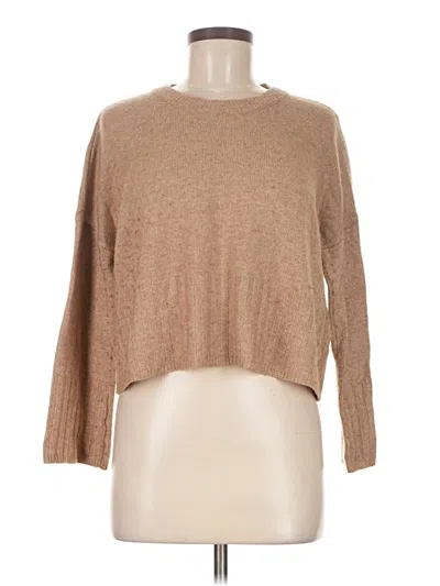 Pre-owned Madewell Pullover Sweater In Brown