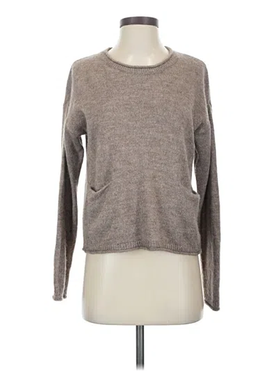 Pre-owned Madewell Pullover Sweater In Brown