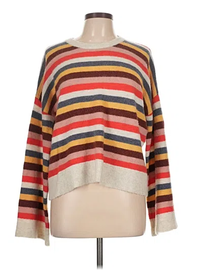 Pre-owned Madewell Pullover Sweater In Brown