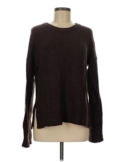Pre-owned Madewell Pullover Sweater In Brown
