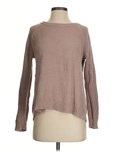 Pre-owned Madewell Pullover Sweater In Brown