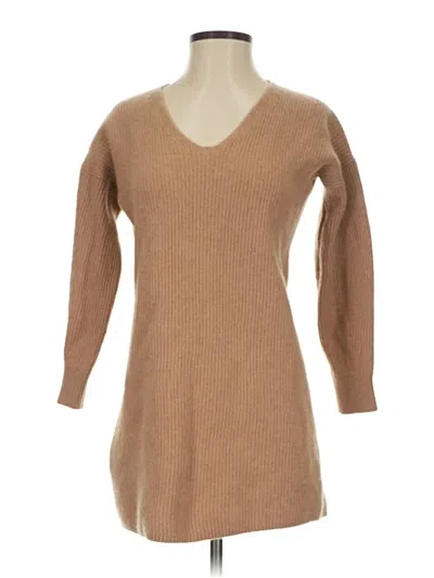 Pre-owned Madewell Pullover Sweater In Brown