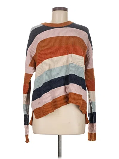 Pre-owned Madewell Pullover Sweater In Brown