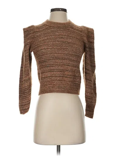Pre-owned Madewell Pullover Sweater In Brown