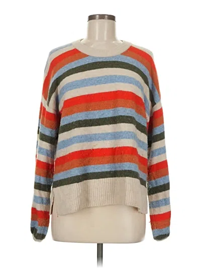 Pre-owned Madewell Pullover Sweater In Brown