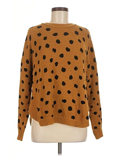Pre-owned Madewell Pullover Sweater In Brown