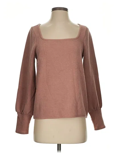 Pre-owned Madewell Pullover Sweater In Brown