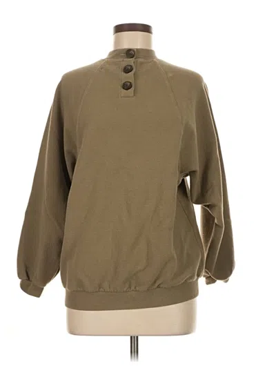 Pre-owned Madewell Pullover Sweater In Brown