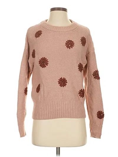 Pre-owned Madewell Pullover Sweater In Brown