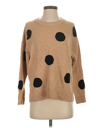 Pre-owned Madewell Pullover Sweater In Brown