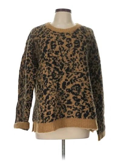 Pre-owned Madewell Pullover Sweater In Brown