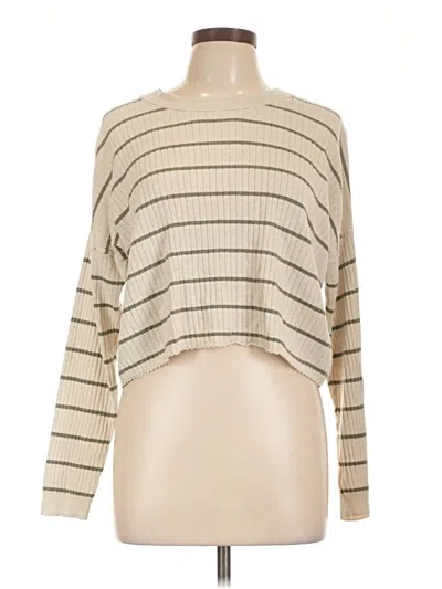 Pre-owned Madewell Pullover Sweater In Brown