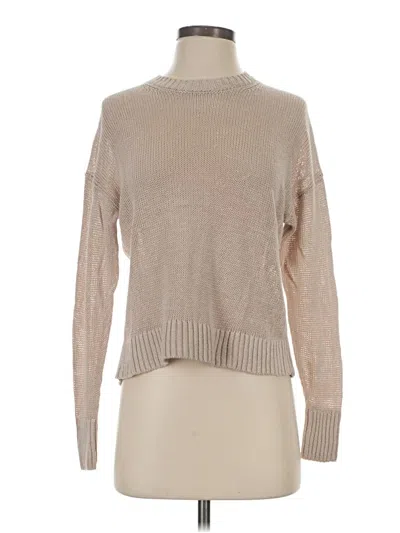 Pre-owned Madewell Pullover Sweater In Brown