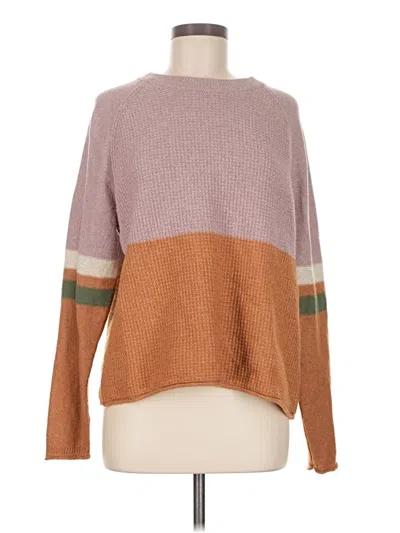 Pre-owned Madewell Pullover Sweater In Brown