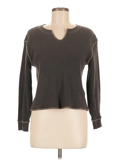 Pre-owned Madewell Pullover Sweater In Brown