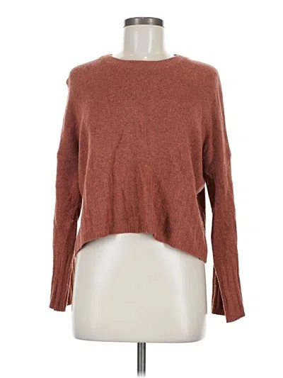 Pre-owned Madewell Pullover Sweater In Brown