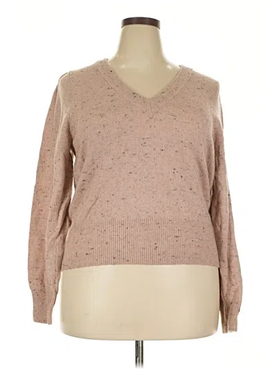 Pre-owned Madewell Pullover Sweater In Brown