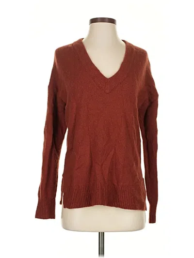 Pre-owned Madewell Pullover Sweater In Brown