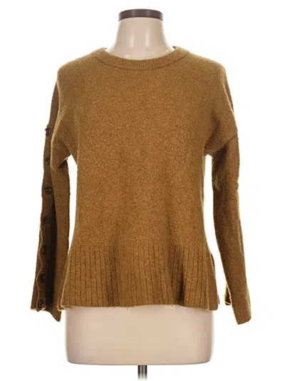 Pre-owned Madewell Pullover Sweater In Brown