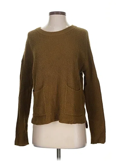 Pre-owned Madewell Pullover Sweater In Brown