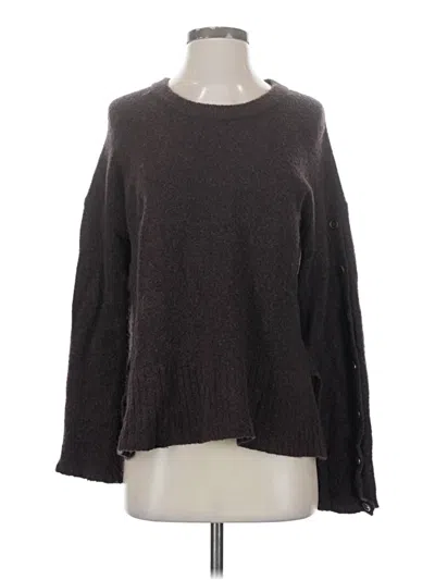 Pre-owned Madewell Pullover Sweater In Brown