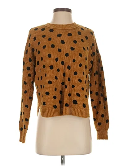 Pre-owned Madewell Pullover Sweater In Brown