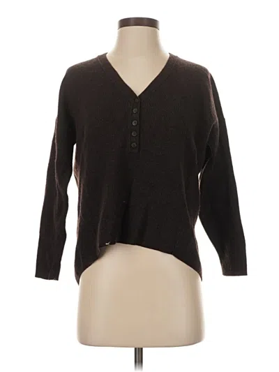 Pre-owned Madewell Pullover Sweater In Brown