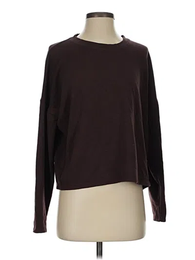 Pre-owned Madewell Pullover Sweater In Brown