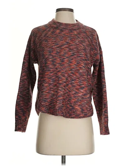Pre-owned Madewell Pullover Sweater In Brown