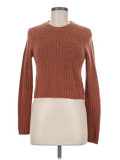 Pre-owned Madewell Pullover Sweater In Brown