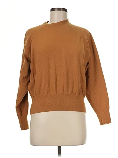 Pre-owned Madewell Pullover Sweater In Brown