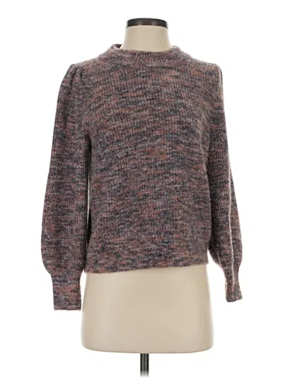 Pre-owned Madewell Pullover Sweater In Brown