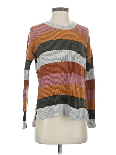 Pre-owned Madewell Pullover Sweater In Brown