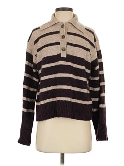Pre-owned Madewell Pullover Sweater In Brown