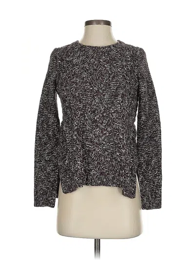 Pre-owned Madewell Pullover Sweater In Burgundy