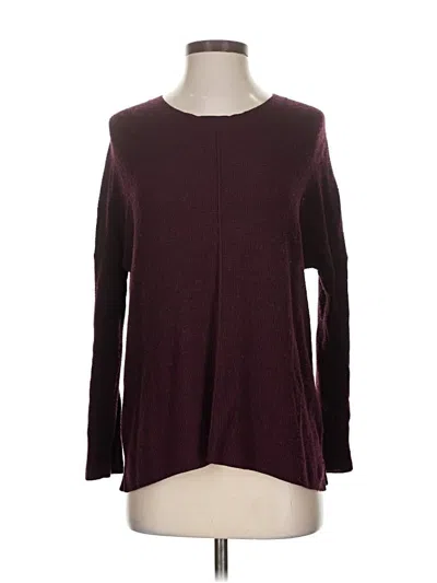 Pre-owned Madewell Pullover Sweater In Burgundy