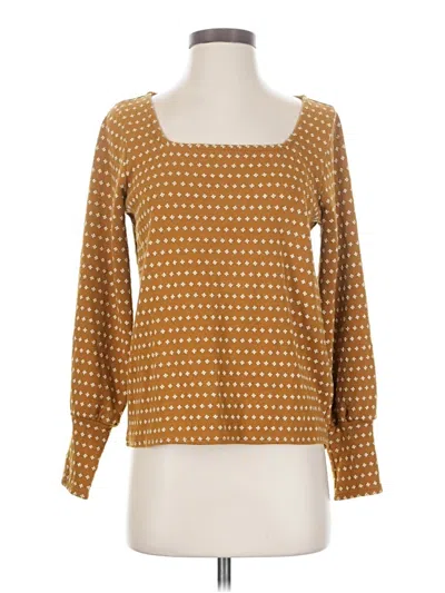 Pre-owned Madewell Pullover Sweater In Gold