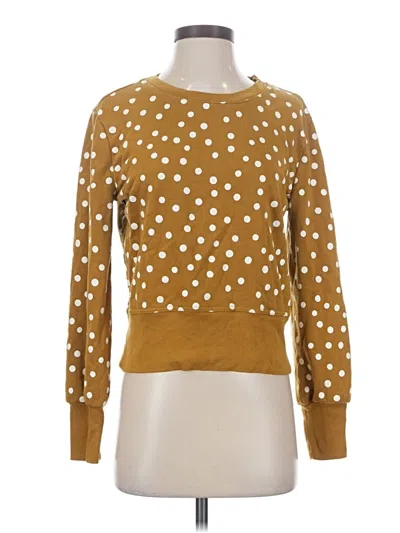 Pre-owned Madewell Pullover Sweater In Gold