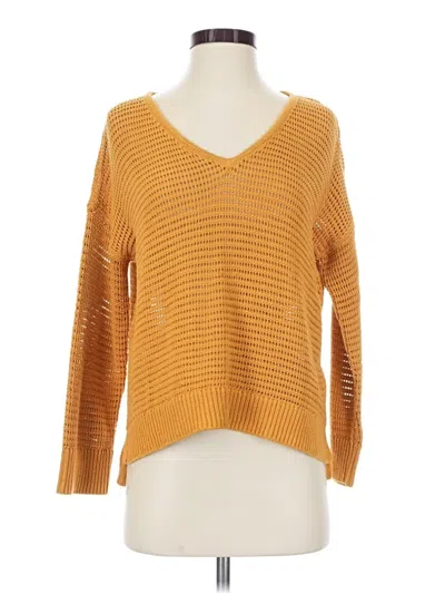 Madewell Pullover Sweater In Gold
