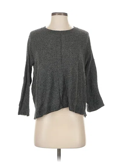Pre-owned Madewell Pullover Sweater In Gray