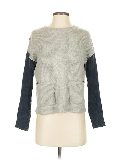 Pre-owned Madewell Pullover Sweater In Gray