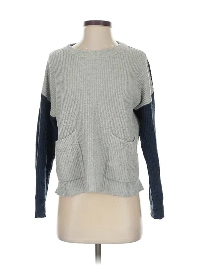 Pre-owned Madewell Pullover Sweater In Gray