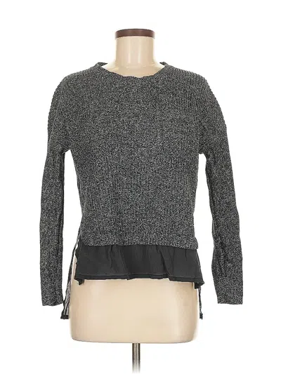 Pre-owned Madewell Pullover Sweater In Gray