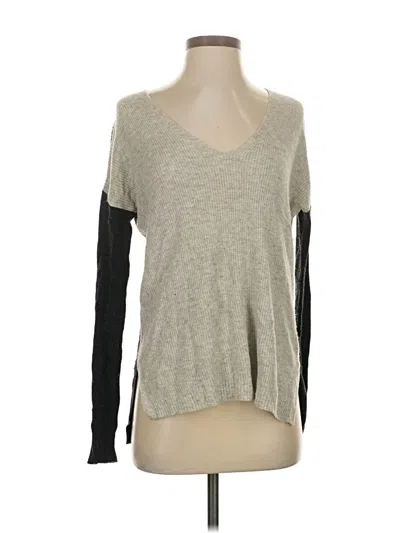 Pre-owned Madewell Pullover Sweater In Gray